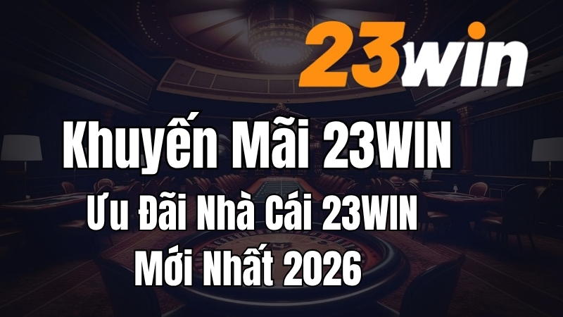 Khuyến mãi 23WIN cập nhật ưu đãi và điều kiện áp dụng 2026