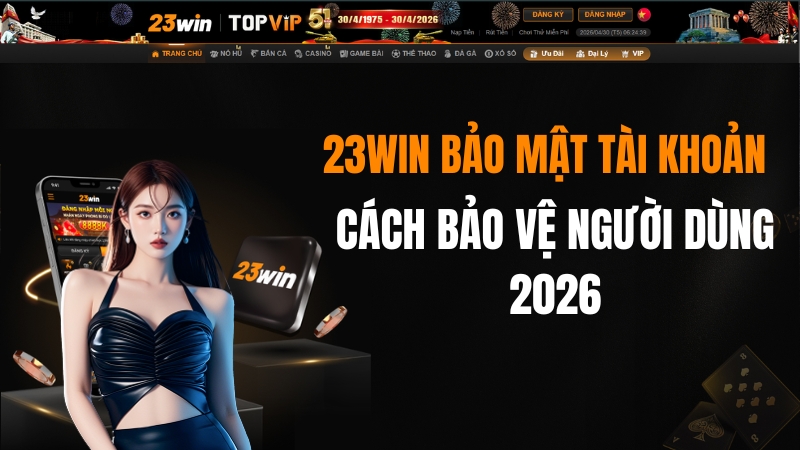 23WIN Bảo Mật Tài Khoản – Cách Bảo Vệ Người Dùng